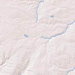Ashland County Terrain Map