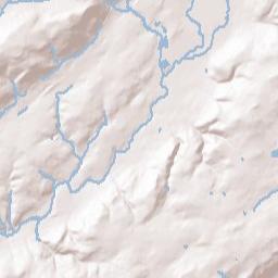 Beattystown Terrain Map
