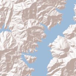 Lakeview Resort California Terrain Map