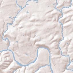 Cherryville Terrain Map