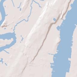 Jersey City, New Jersey Terrain Map