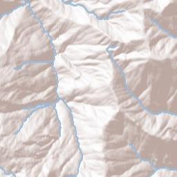 Dinsmores California Terrain Map