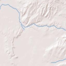 Spring Creek Terrain Map