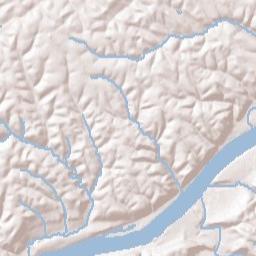 Beaver County Terrain Map