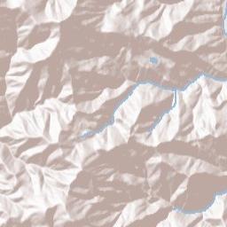 Trinity County Terrain Map