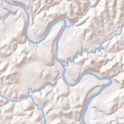 Vandergrift Terrain Map