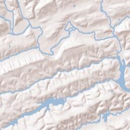 Cressona Terrain Map