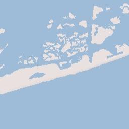 West Gilgo Beach New York Terrain Map