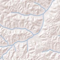 Walnut Creek Ohio Terrain Map