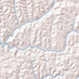 Hancock County Terrain Map