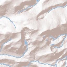 Rustic Colorado Terrain Map