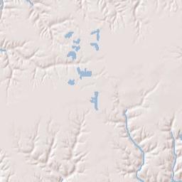Fulton County Terrain Map