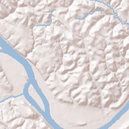 Allegheny County Terrain Map