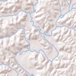 Layland Ohio Terrain Map