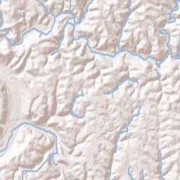 Weirton Heights Terrain Map