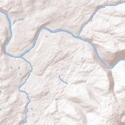 Blairsville Terrain Map