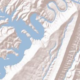 Huntingdon County Terrain Map