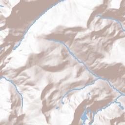 Old Fall River Road, Rocky Mountain National Park Terrain Map