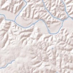 Walhonding Ohio Terrain Map