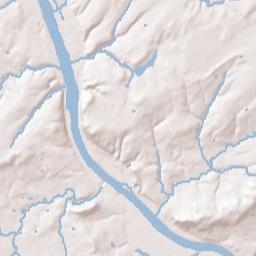 Lambertville Terrain Map