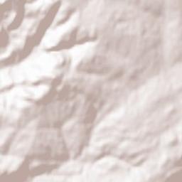 Águas Belas Terrain Map