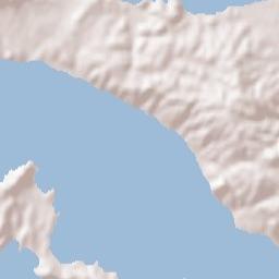 Ouranoupolis Terrain Map