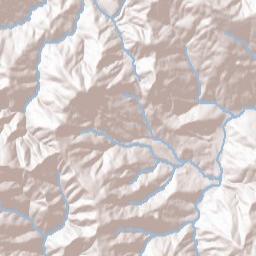 Bull Creek California Terrain Map