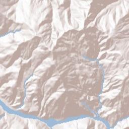 Whitlow California Terrain Map