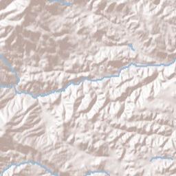 Beegum California Terrain Map