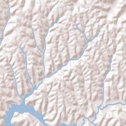 Deersville Ohio Terrain Map