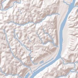 Salt Run Ohio Terrain Map