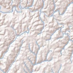 Brooke County Terrain Map