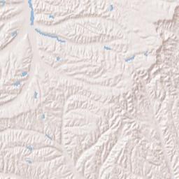Hooker California Terrain Map