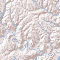 Rayland Ohio Terrain Map