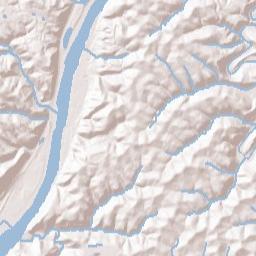 Warrenton Ohio Terrain Map