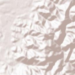 Kazuno Shi Terrain Map