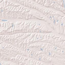 Blunt California Terrain Map
