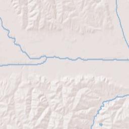 Gentry County Terrain Map