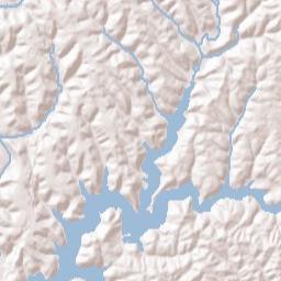 North Salem Ohio Terrain Map