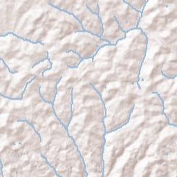 East Washington Terrain Map