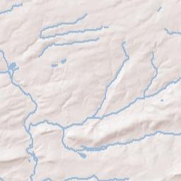 Oreland Terrain Map
