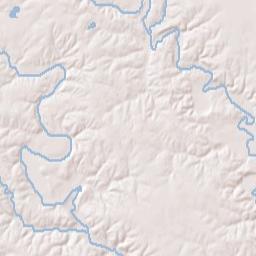 Lewis County Terrain Map