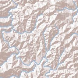 Thorn Junction California Terrain Map