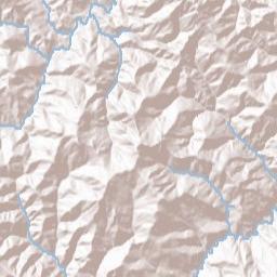 Briceland California Terrain Map