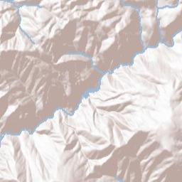 Caribou California Terrain Map