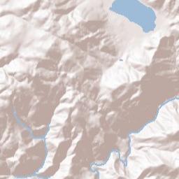 Indian Falls California Terrain Map