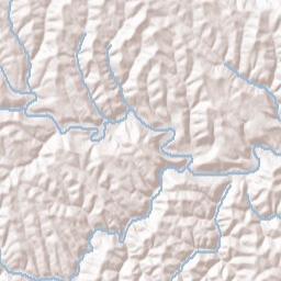 Whitney Ohio Terrain Map