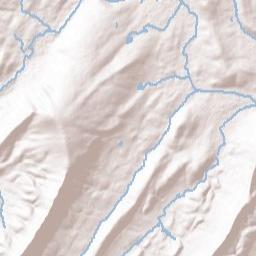Bedford County Terrain Map