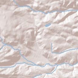Caribou City Colorado Terrain Map