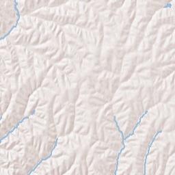 Oregon Terrain Map